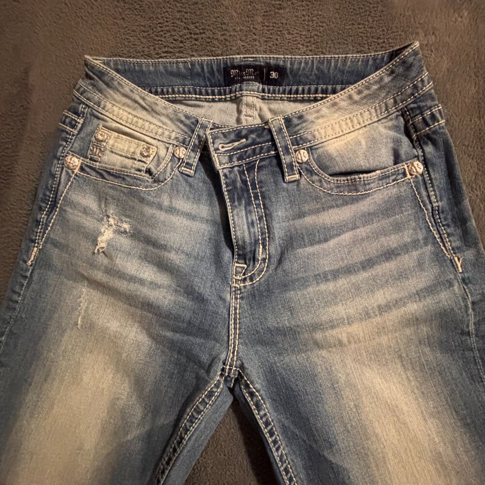 Miss Me Women's American Flag Jeans Size 30 - Picture 5 of 8